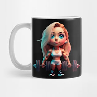 Chibi Lifting Girl Mug